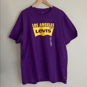 Levi’s Graphic Tee Lakers Purple